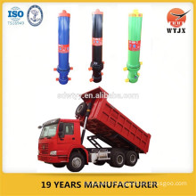 front mount single-acting telescoping hydro-cylinders for dump truck